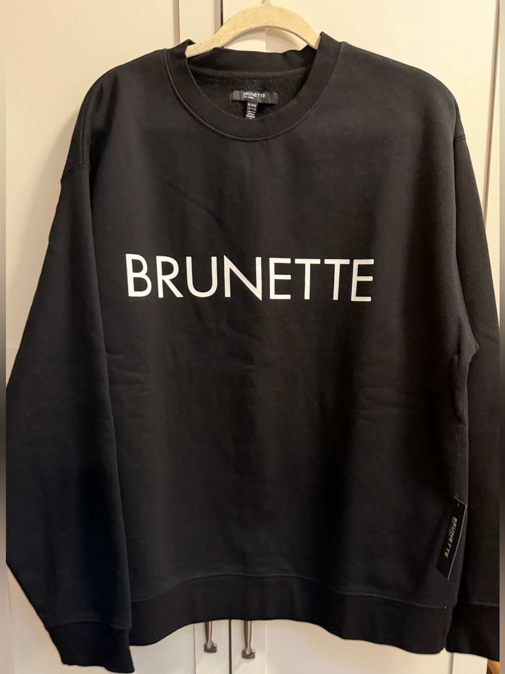 Brunette the Label Black Sweatshirt Size XL-XXL NWT